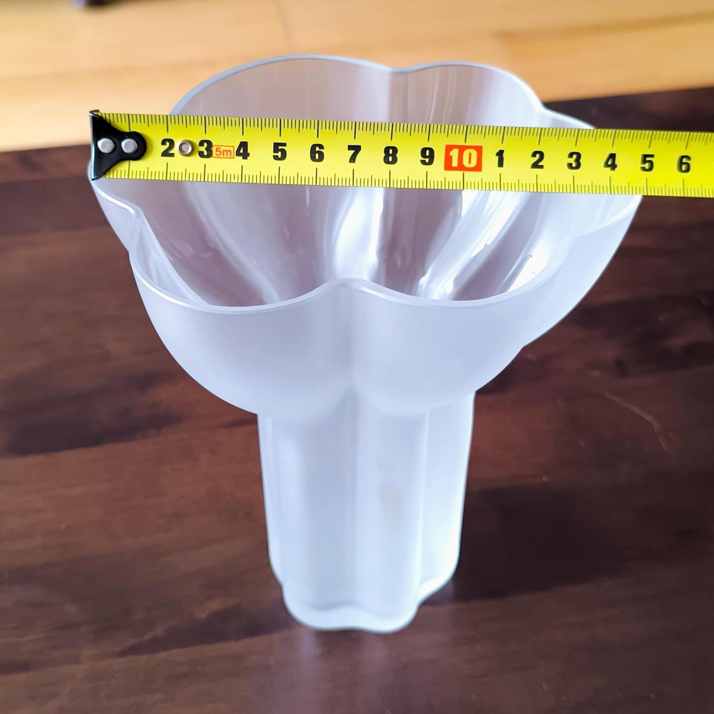 Satin Glass Vase Tulip Rosenthal, Tapio Wirkkala, 1980s