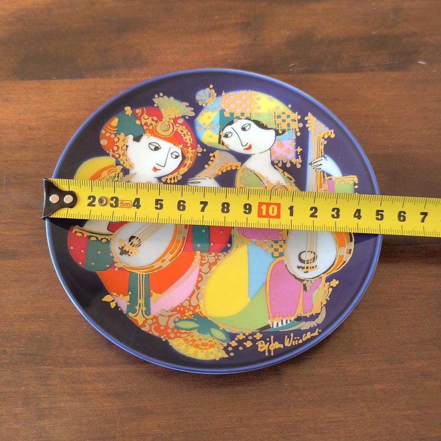 Oriental Night Music Plate, Mandolin Player Rosenthal 1976