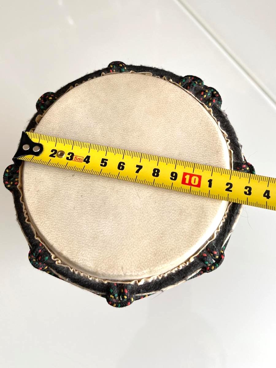 Small Wooden Djembe Drum Rope Tuned 1990s