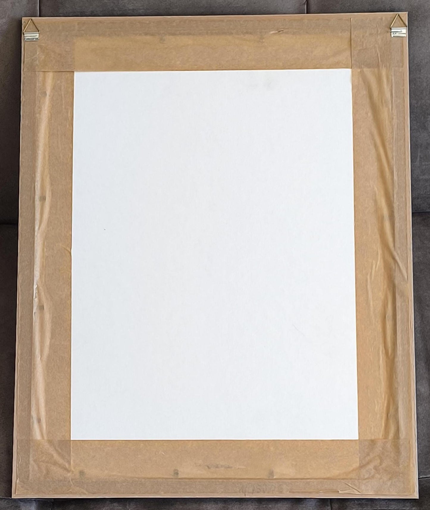 Abstract Acrylic on Cardboard, Signed "18 Corado 715", Italy 1970–1990, Framed