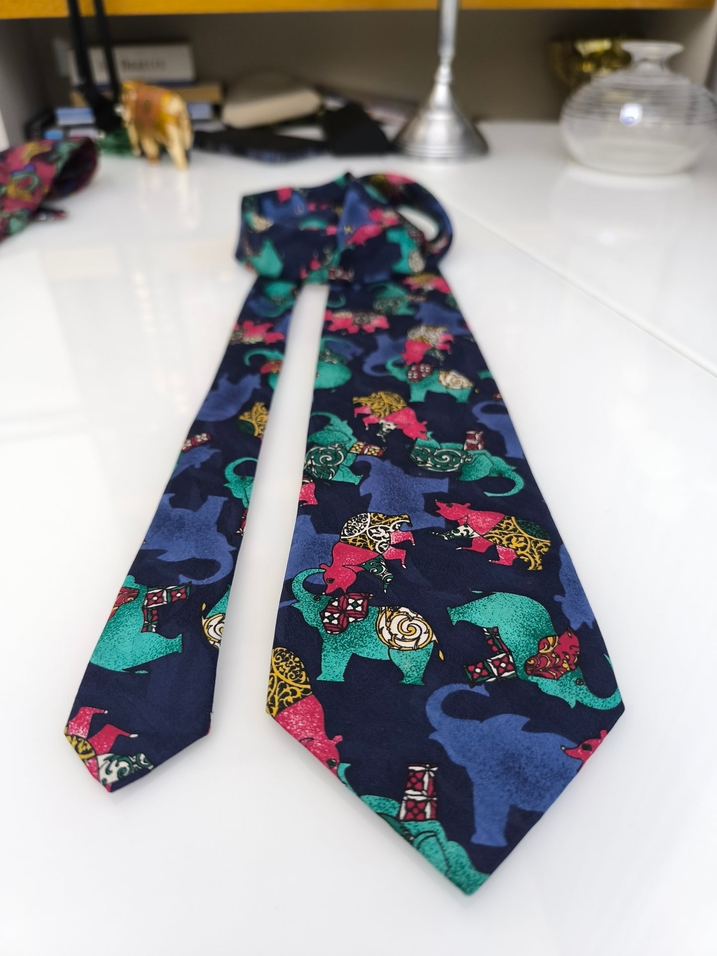 Enzo Mariani Silk Tie Kollektion Multicolor 100% Silk Italy 1980
