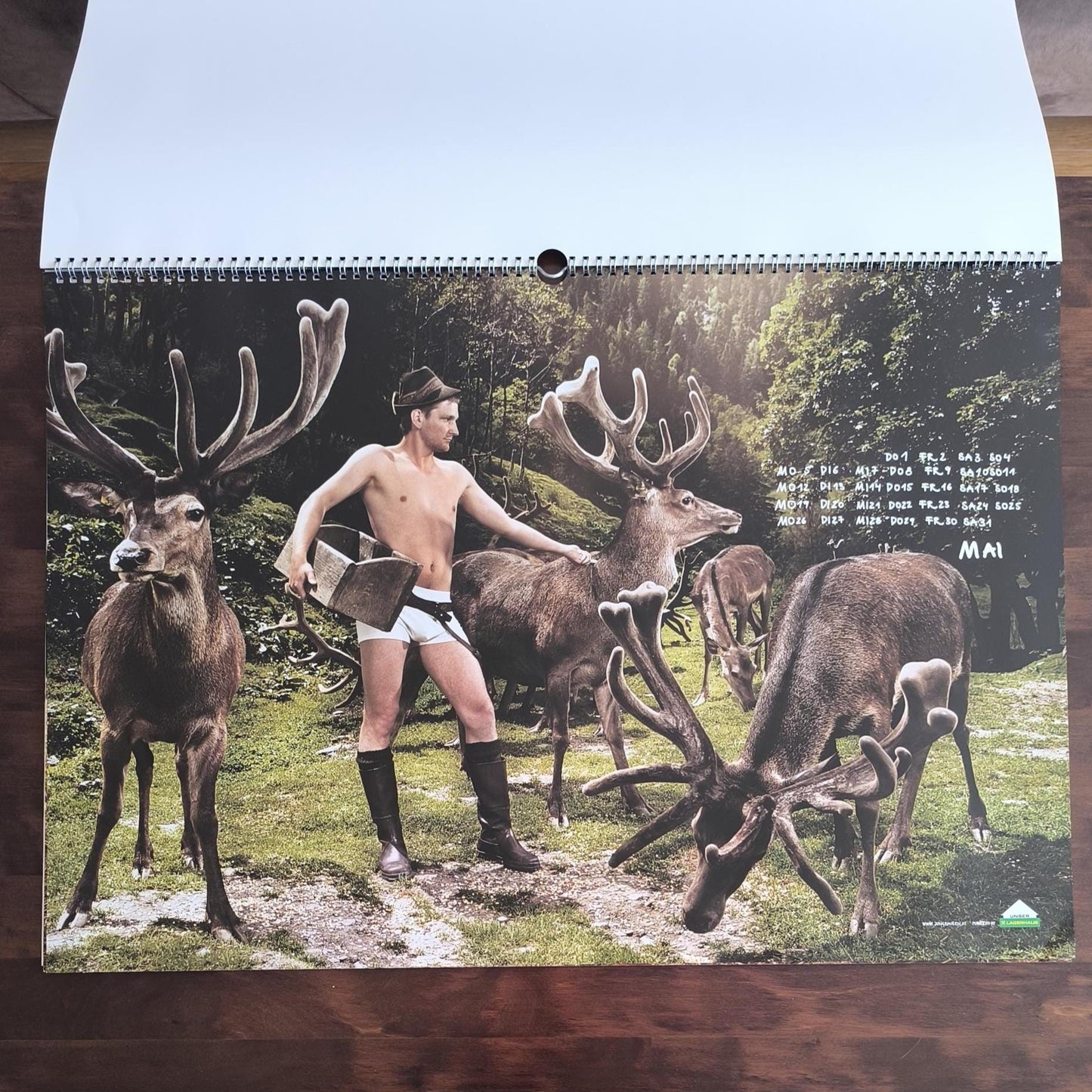 Jungbauernkalender Austrian Farmers Men Calendar