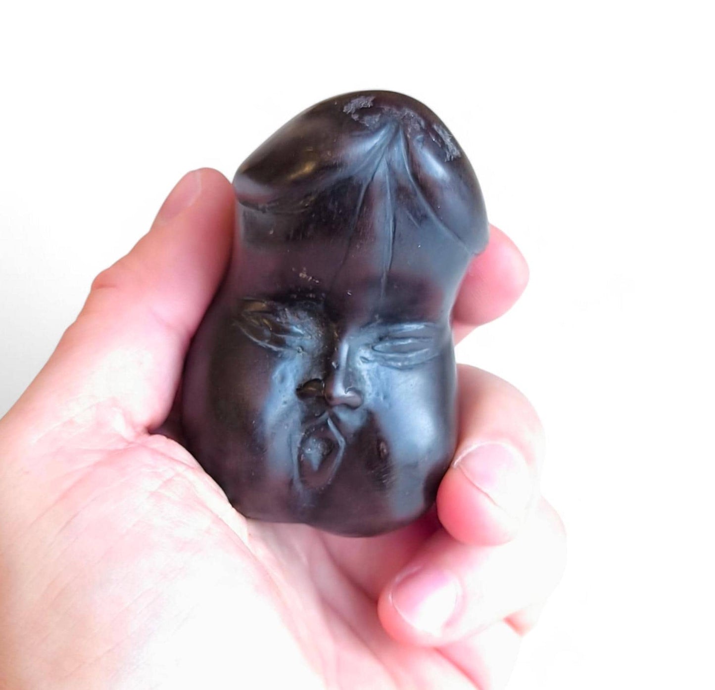 Collectible Erotic Sculpture Black Penis, 1980s Home Decor