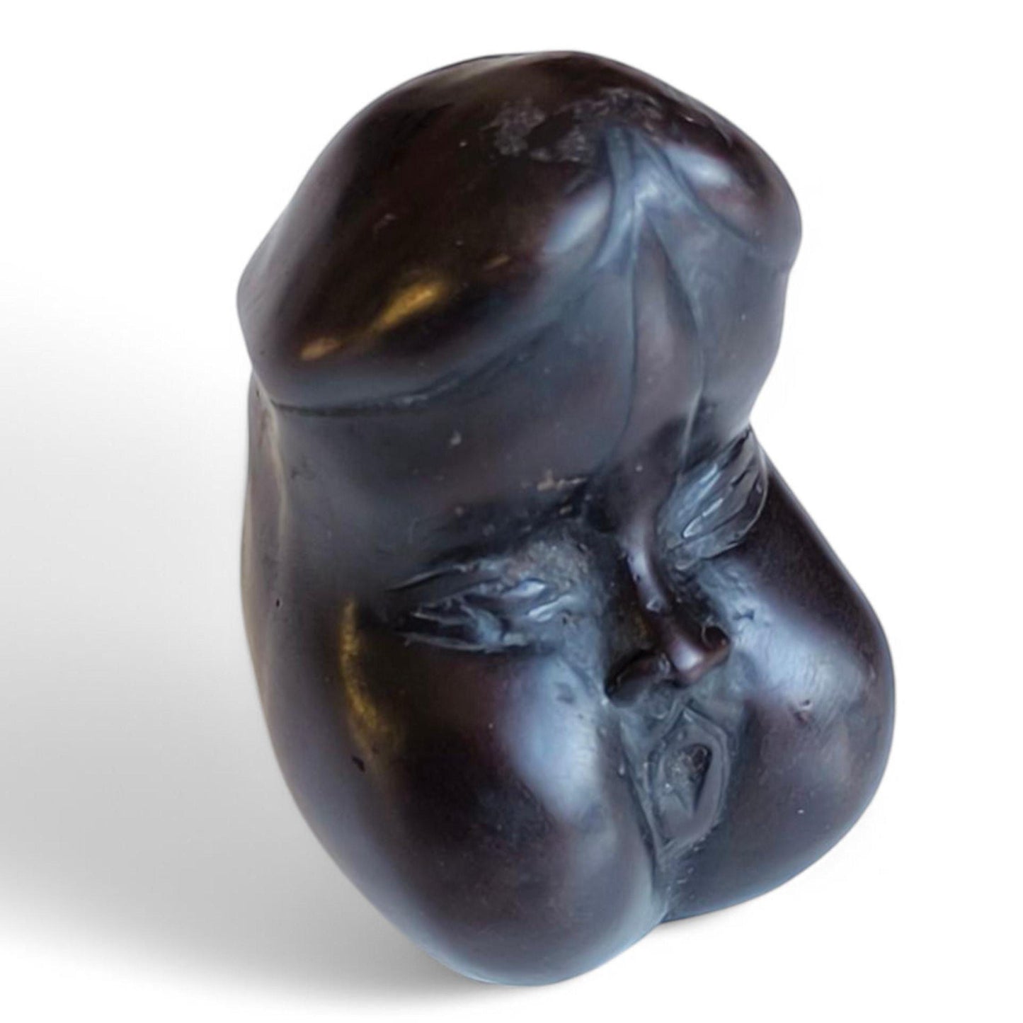 Collectible Erotic Sculpture Black Penis, 1980s Home Decor