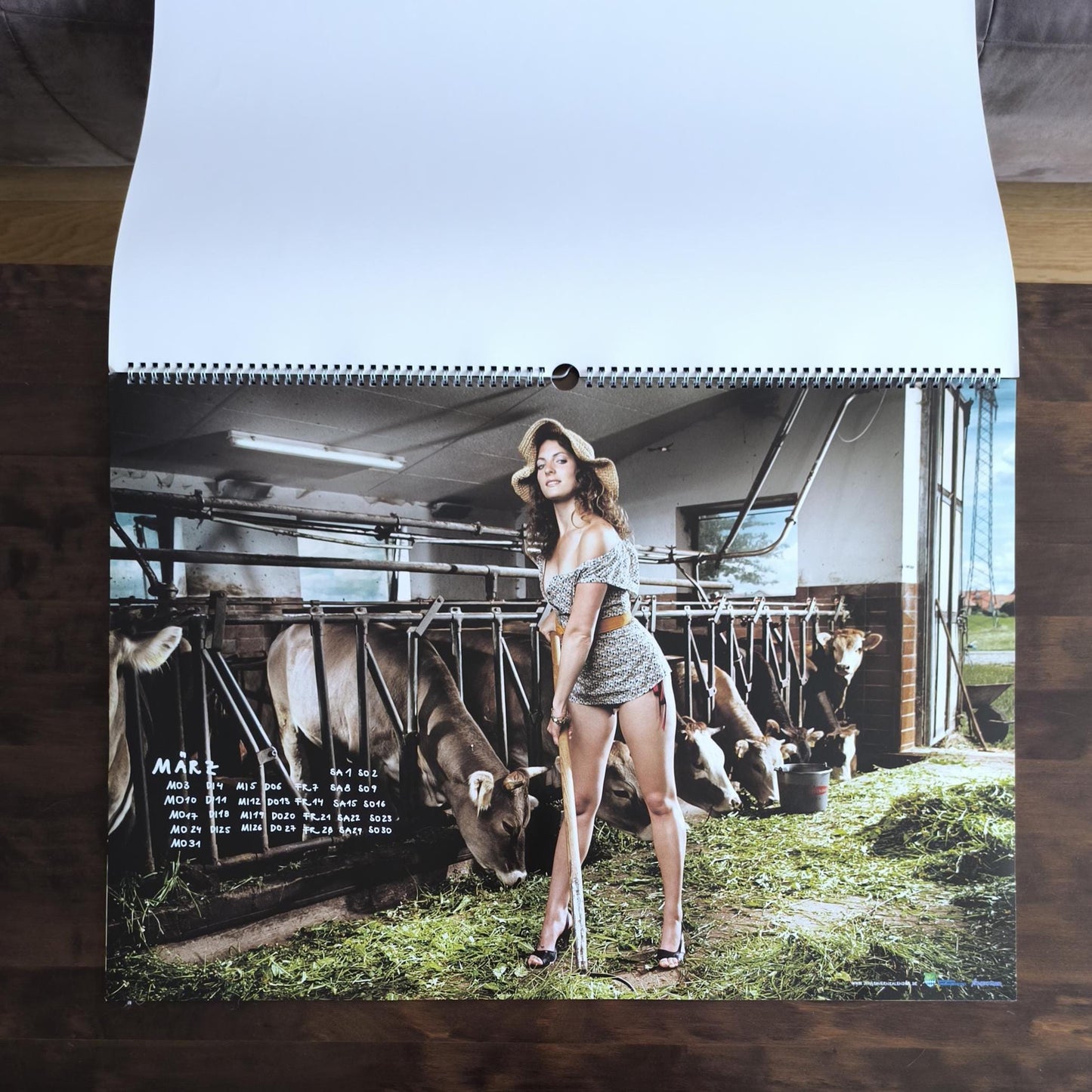 Jungbauernkalender Austrian Farmers a Women Calendar