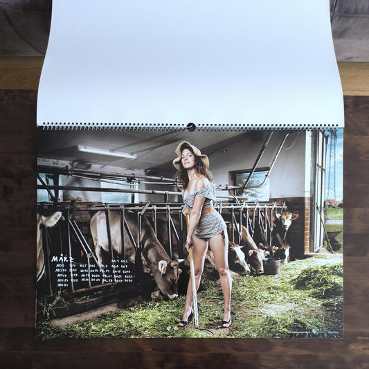 Jungbauernkalender Austrian Farmers a Women Calendar