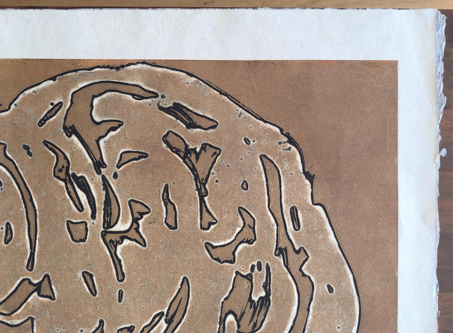 Horst Janssen Lithograph "Elephant", Colored Aquatint 1995, Signed by Heir