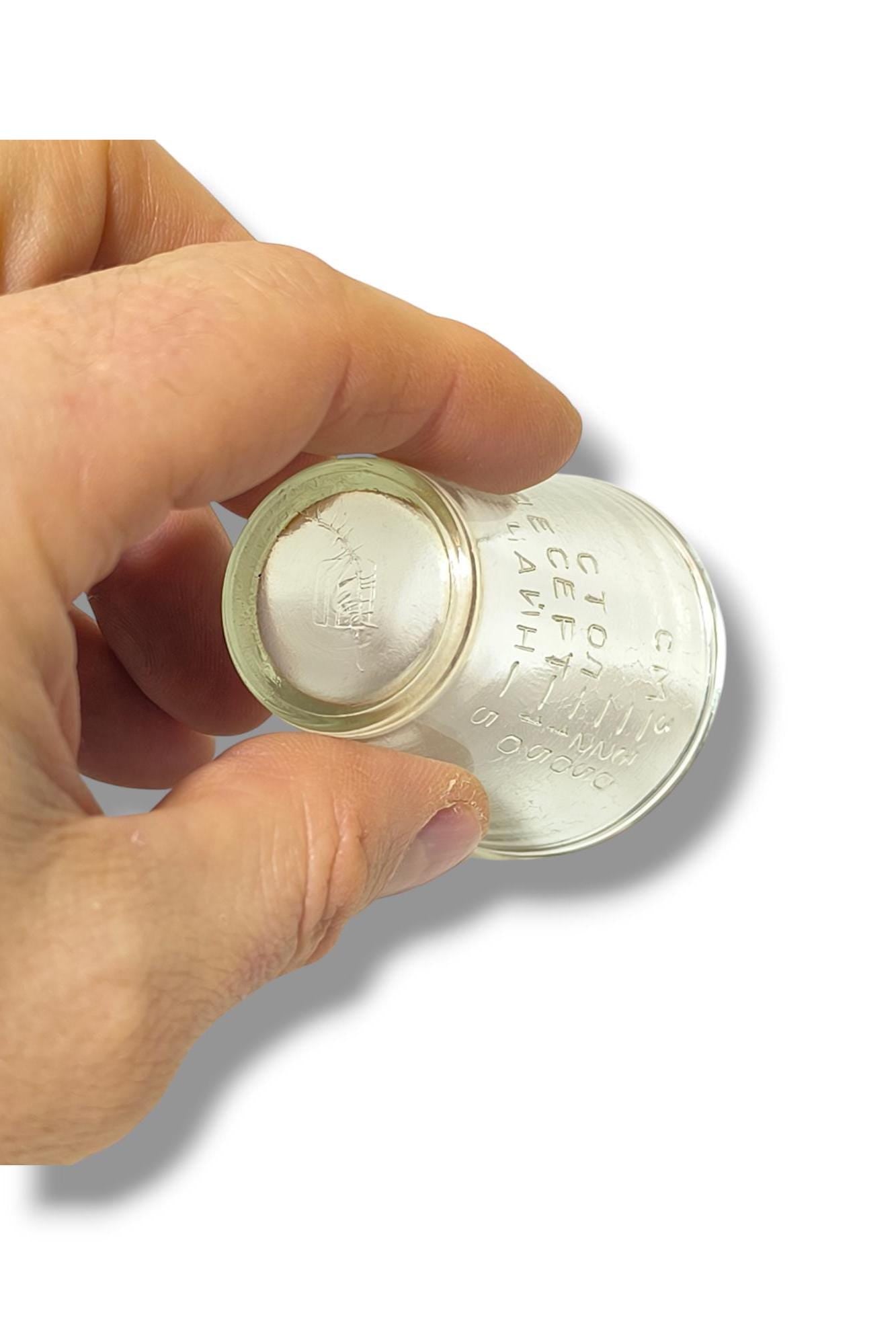 Collectible Measuring Shot Glass Cup 1970s Lithuania