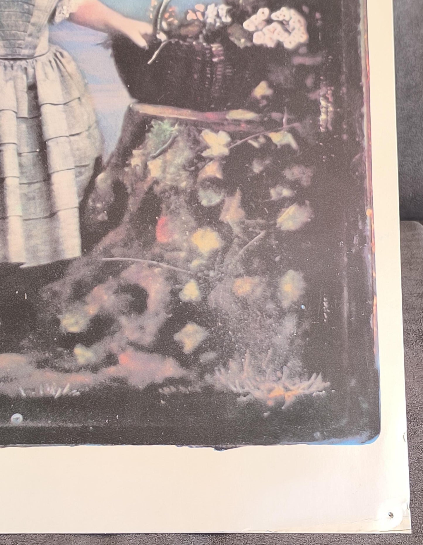 Silvered Daguerreotype of Young Lady Painting by Kilburn, 1980s Print