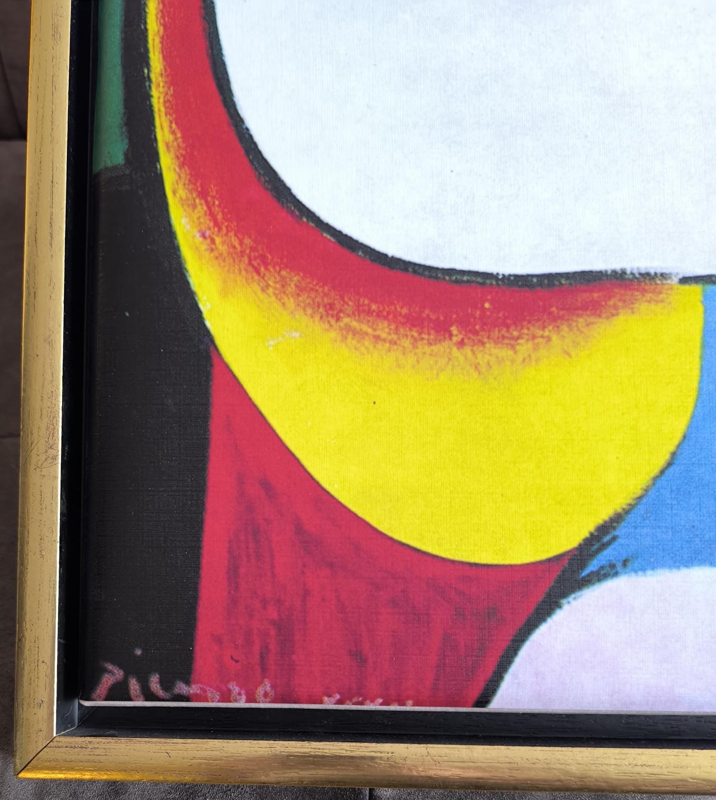 Pablo Picasso "Dream" – Framed Canvas Print, 1980