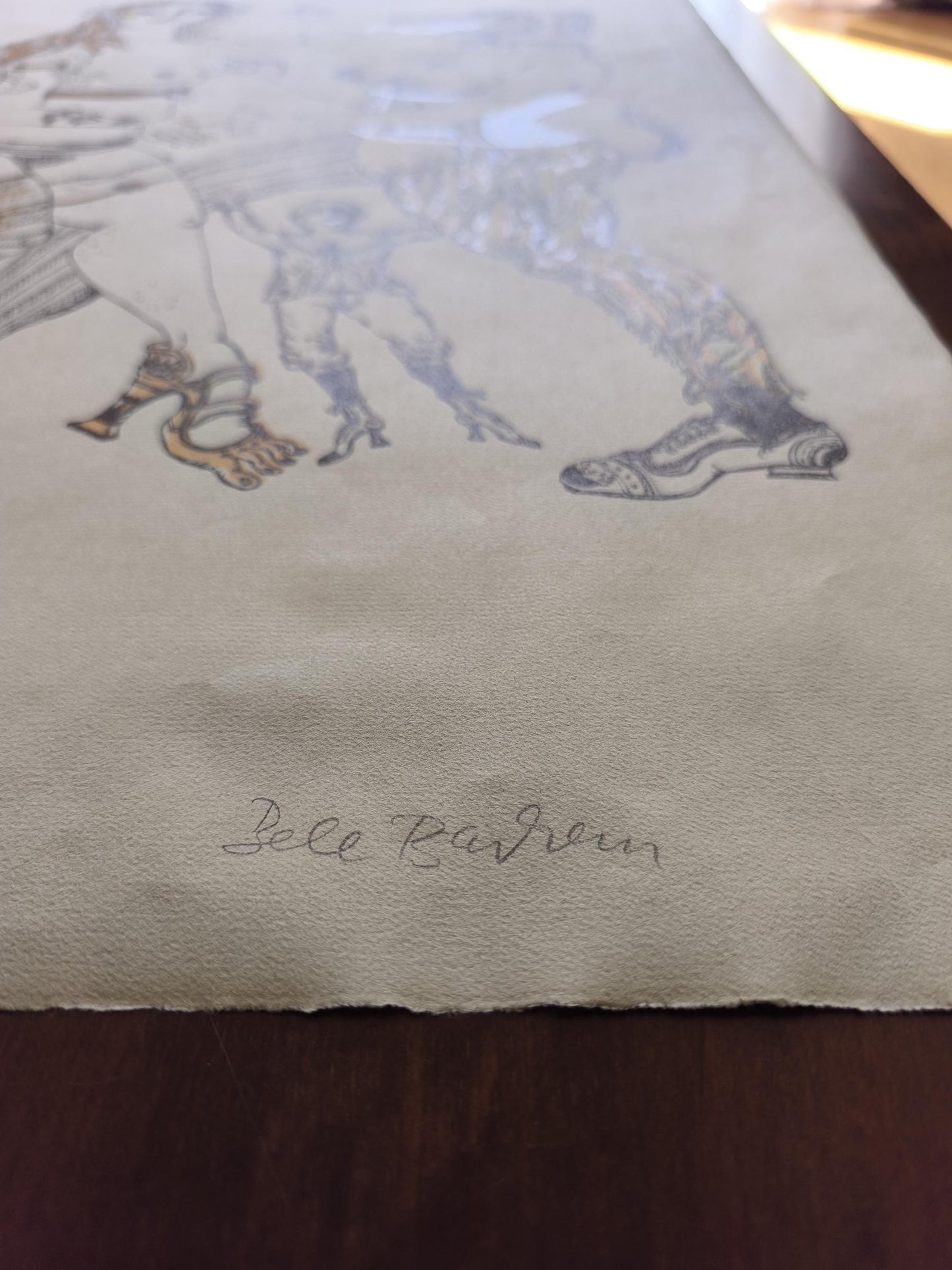 Bele Bachem Lithograph 4/100, Signed, Eine Bürgermeisterin, 1982