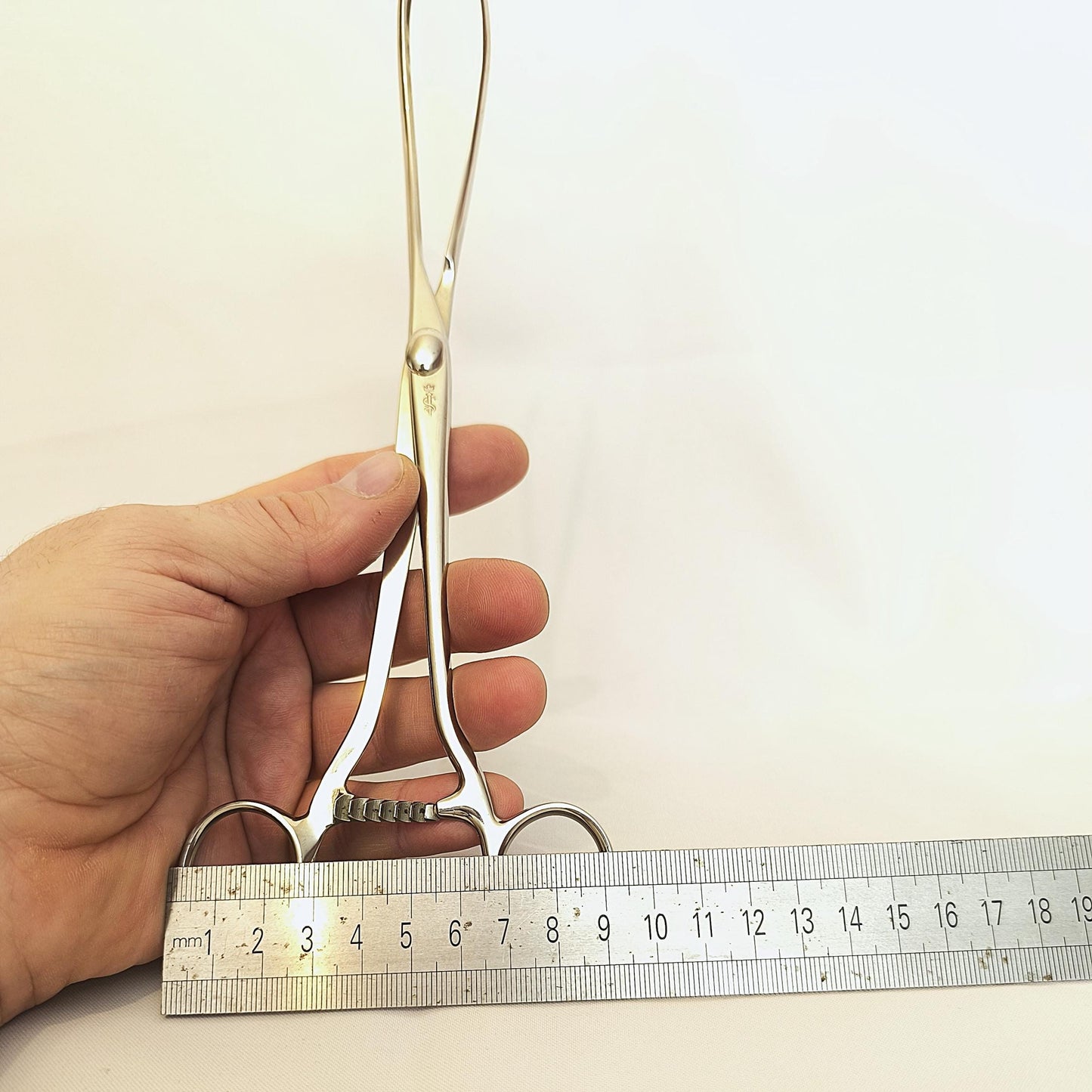 Vintage Steel Medical Gynecological Clamp Tool No. 30 – Authentic Surgical Instrument 1960s