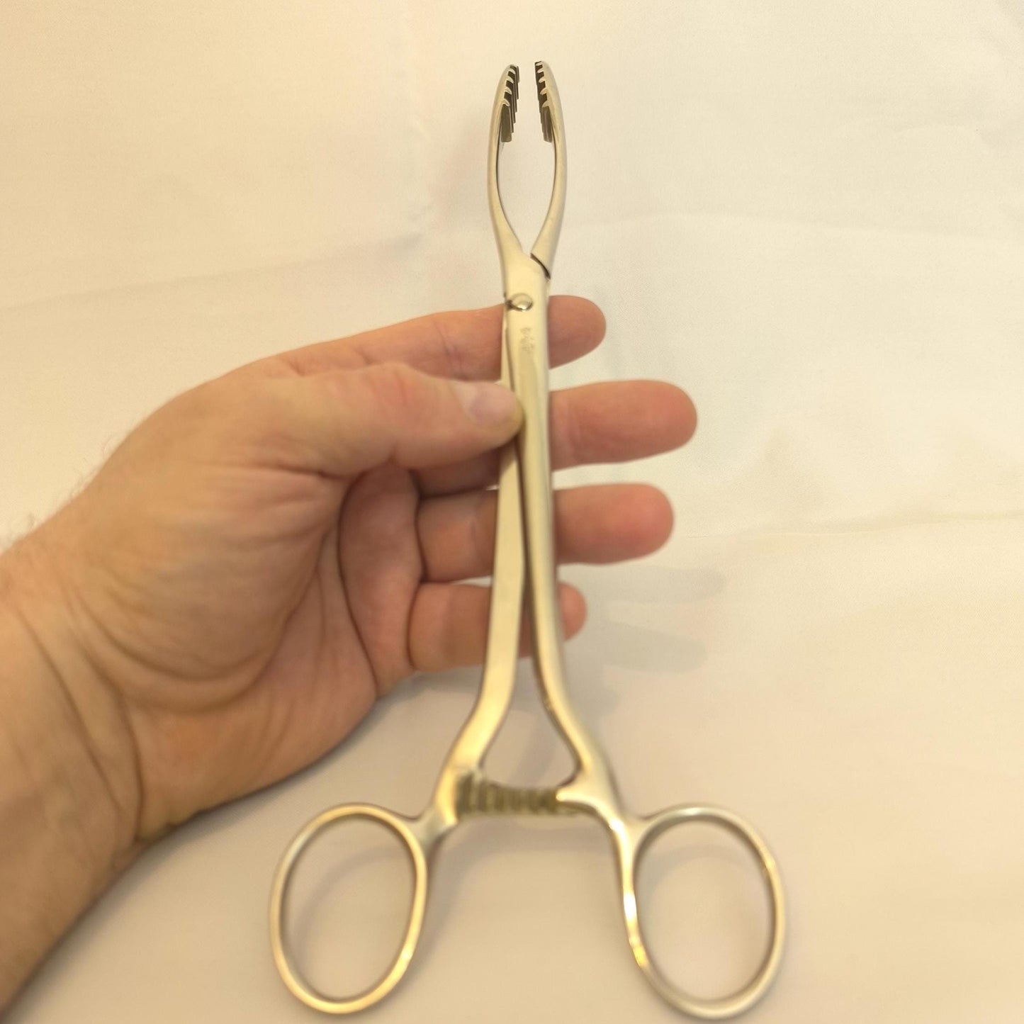 Antique Steel Medical Surgical Clamp No. 3 – Original Gynecological Tool 1960s