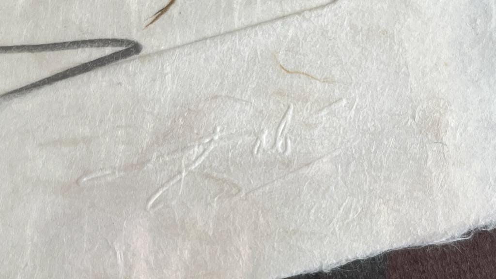 Salvador Dali Woman with Snail Etching Signed Edition 145 Framed