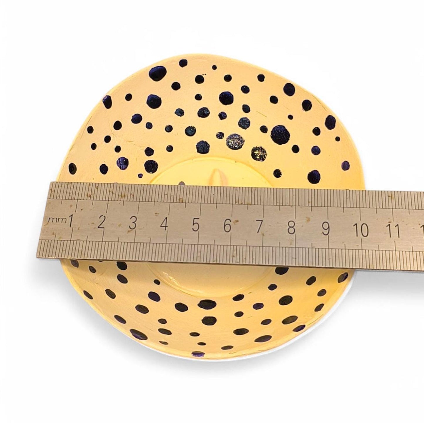 Three Handmade Coconut Shell Bowls on Legs, Hand-Painted, Ceramic Faces