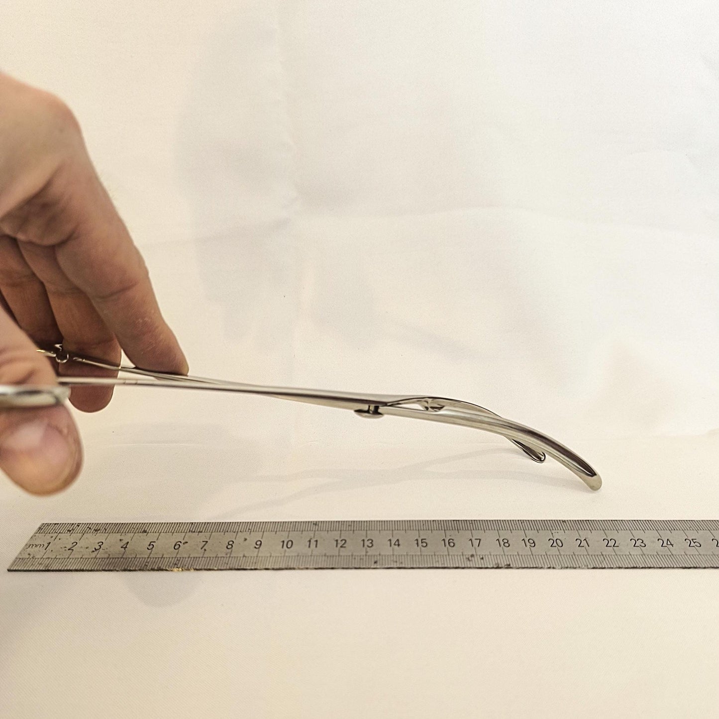 Vintage Steel Medical Gynecological Clamp Tool No. 30 – Authentic Surgical Instrument 1960s