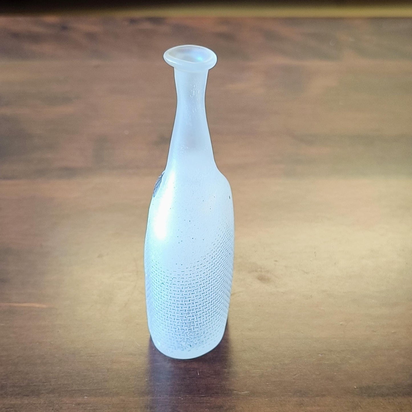 Kosta Boda Bertil Vallien Network Miniature Glass Vase 9.5cm Sweden