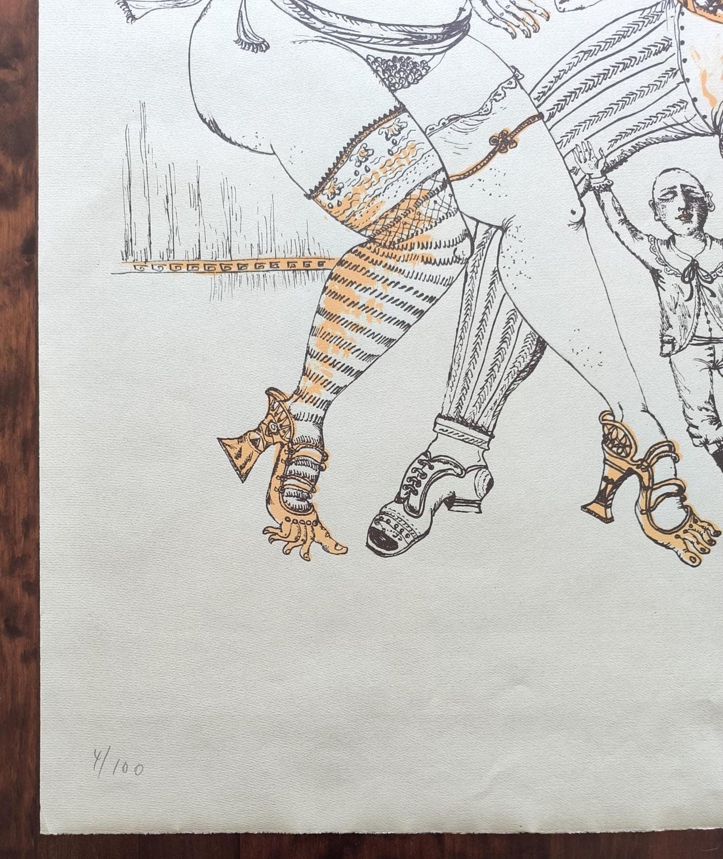 Bele Bachem Lithograph 4/100, Signed, Eine Bürgermeisterin, 1982