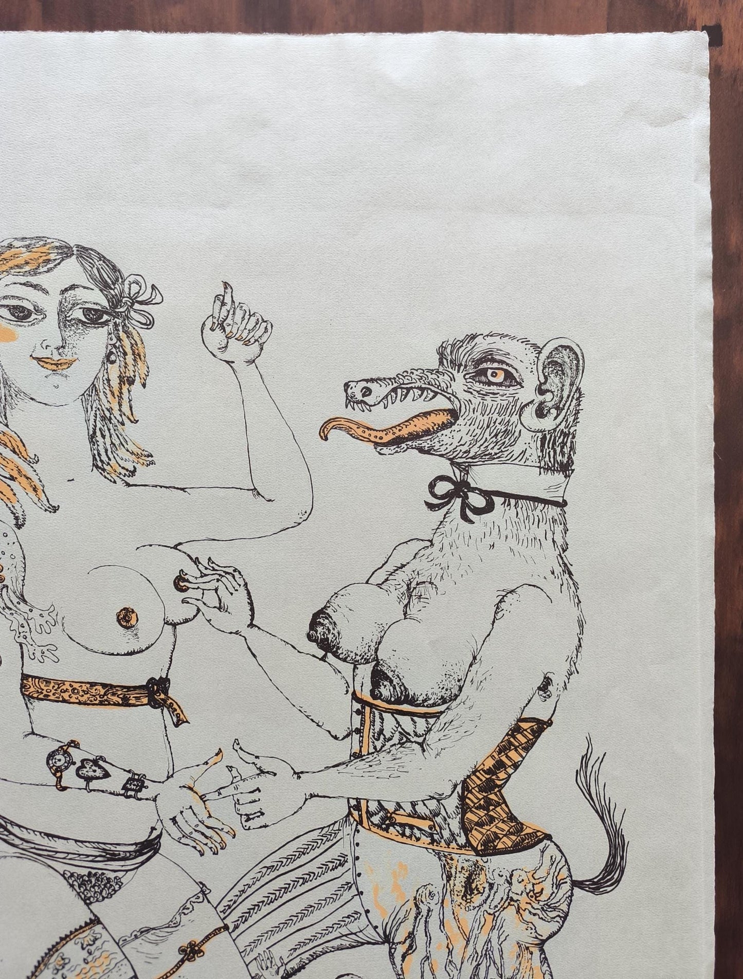 Bele Bachem Lithograph 4/100, Signed, Eine Bürgermeisterin, 1982