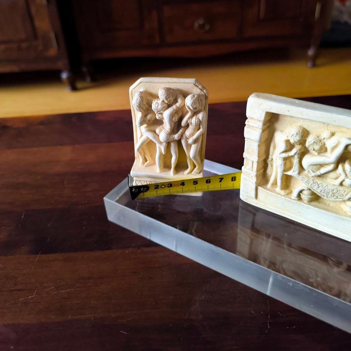 Kama Sutra Triptych Replica Polymer Resin 1970