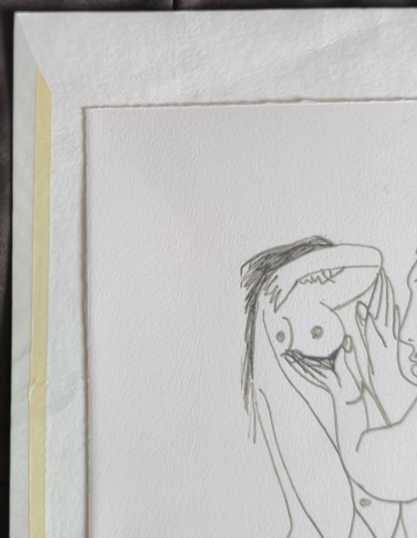 Pablo Picasso Lithograph 1 No.198/666, "Le Gout du Bonheur", Arches Paper 1964, Unframed