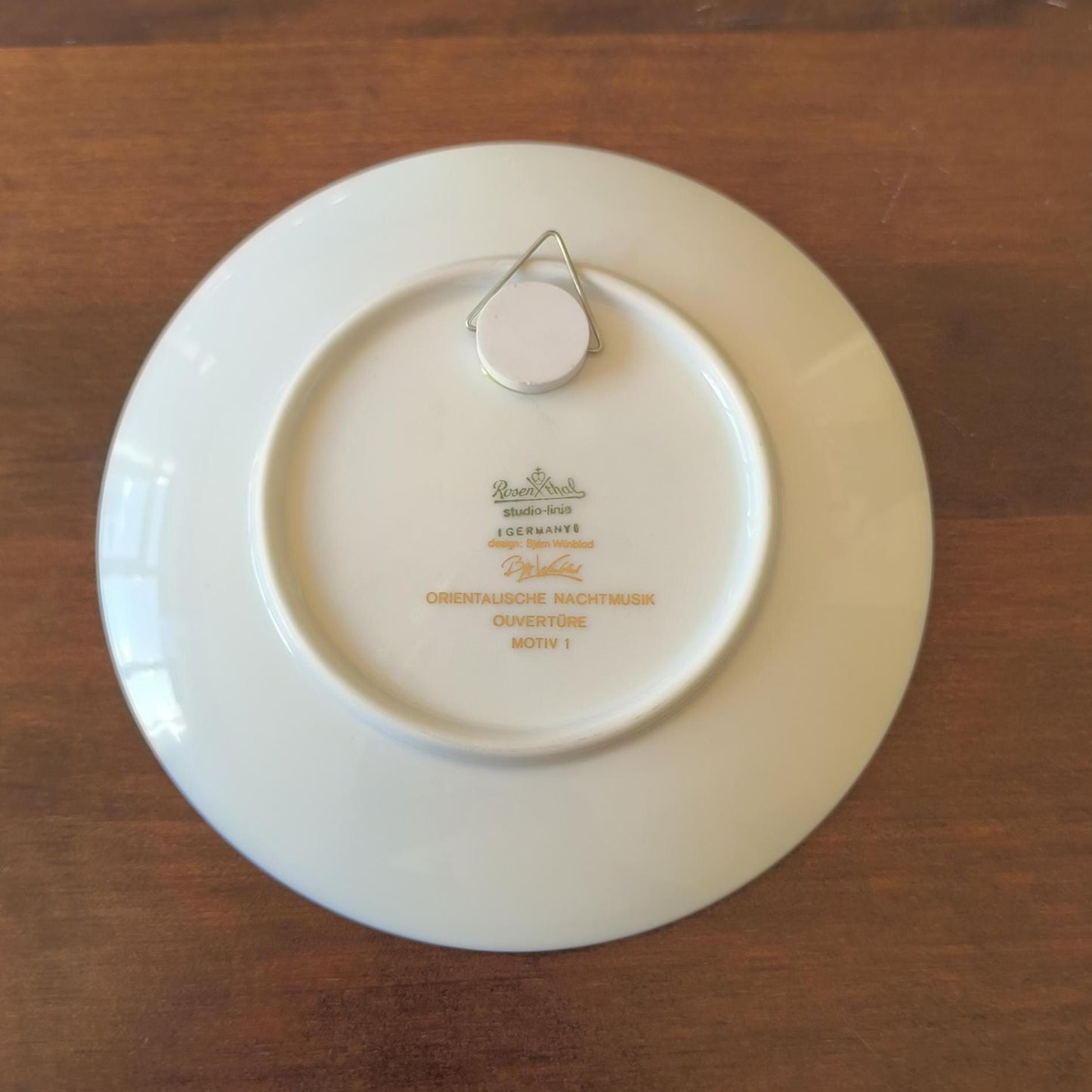 Oriental Night Music Plate, Rosenthal Porcelain 1976