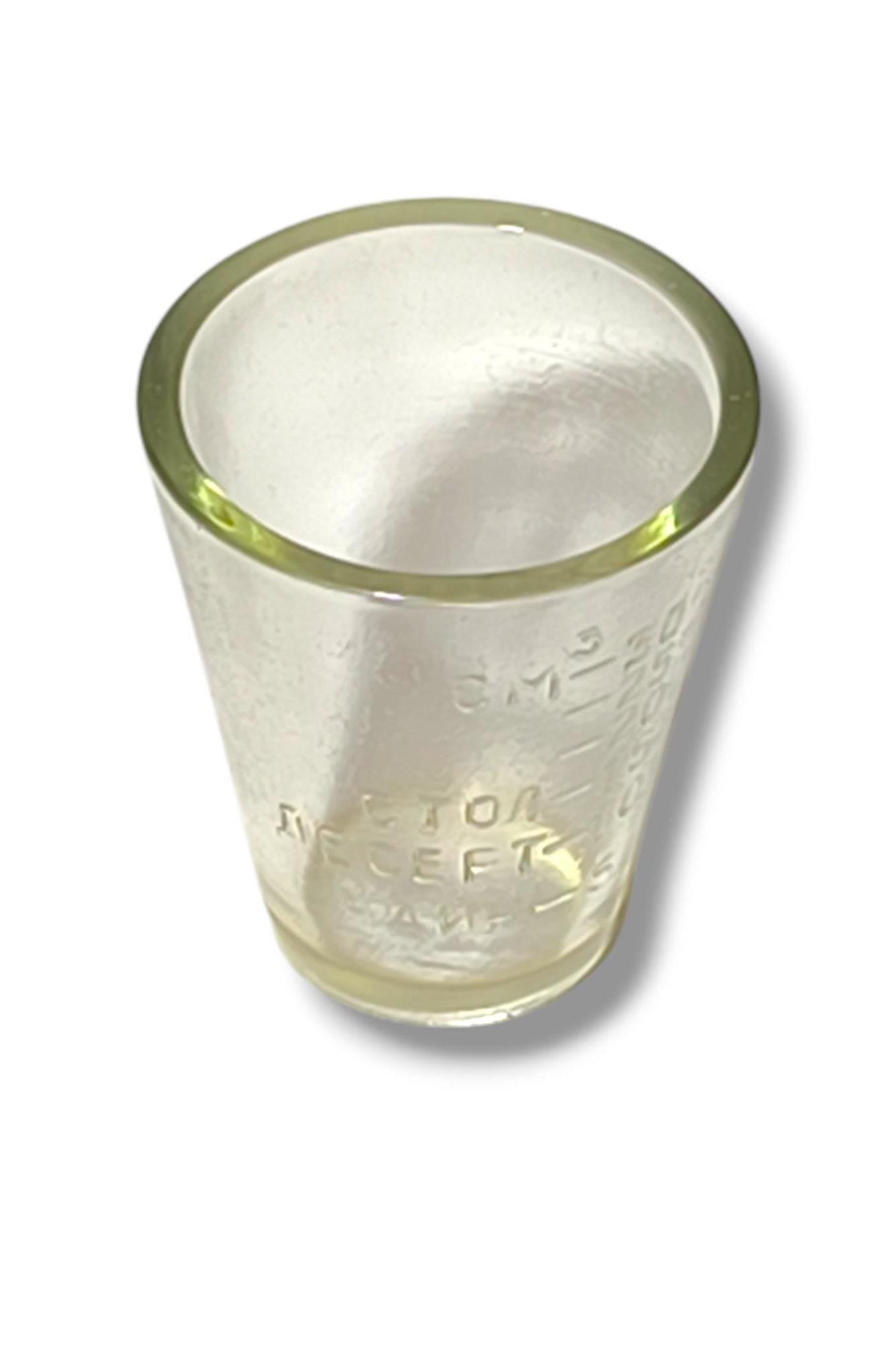 Collectible Measuring Shot Glass Cup 1970s Lithuania