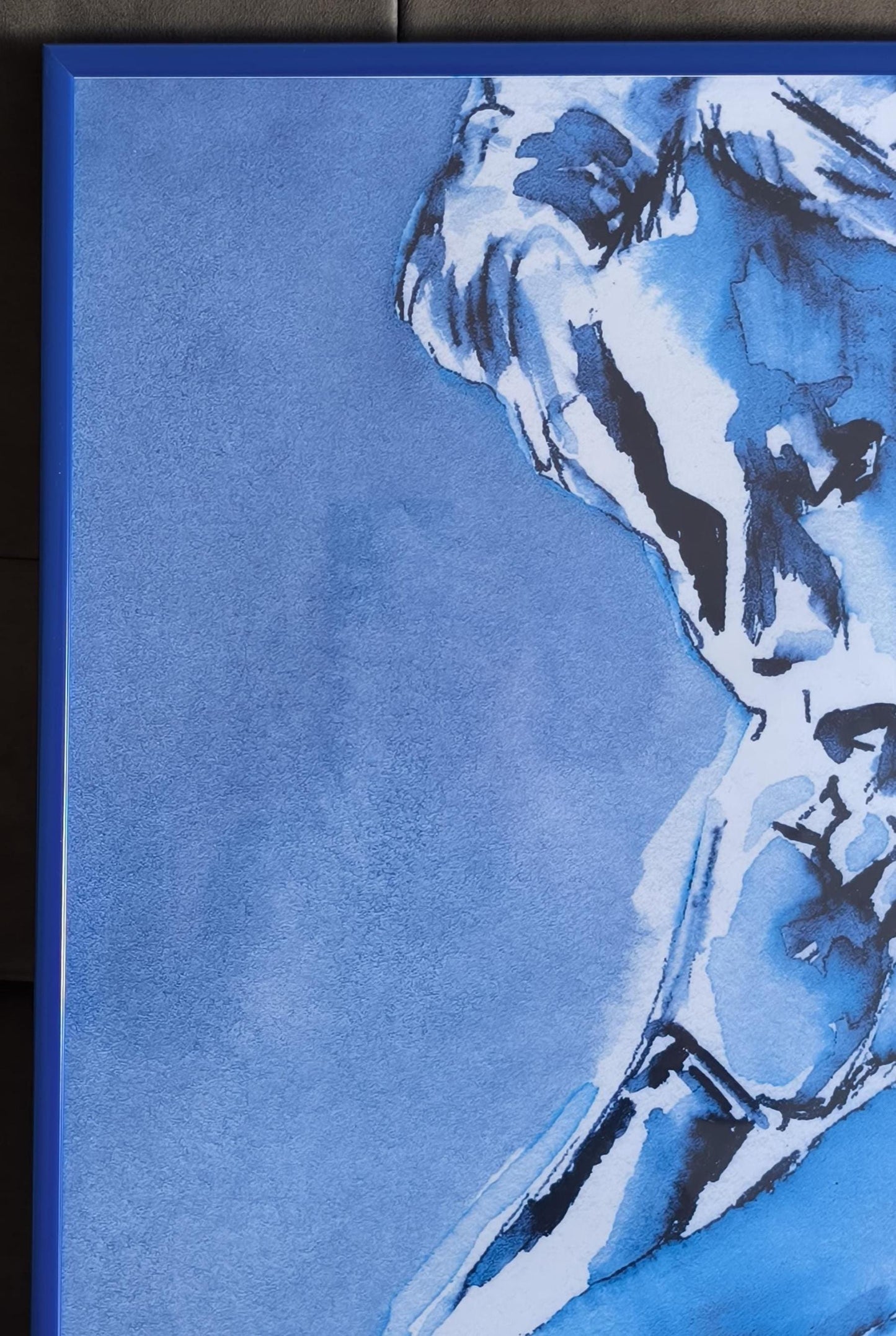 Jürgen Frommhold Signed Nude Watercolor, Pre-1990, Framed