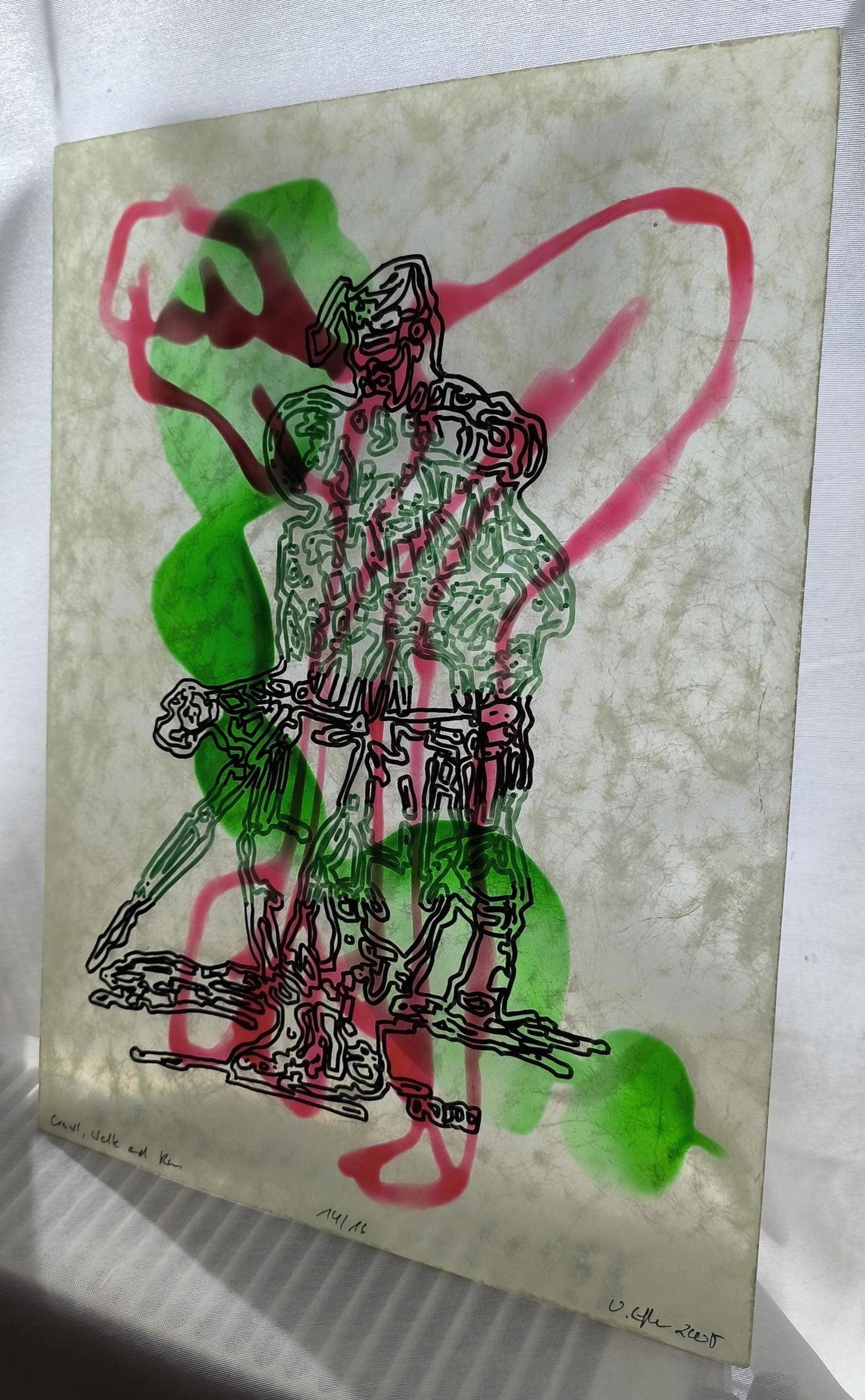 Uwe Esser Abstract Artwork "Crawl, Walk and Run" Germany 2005