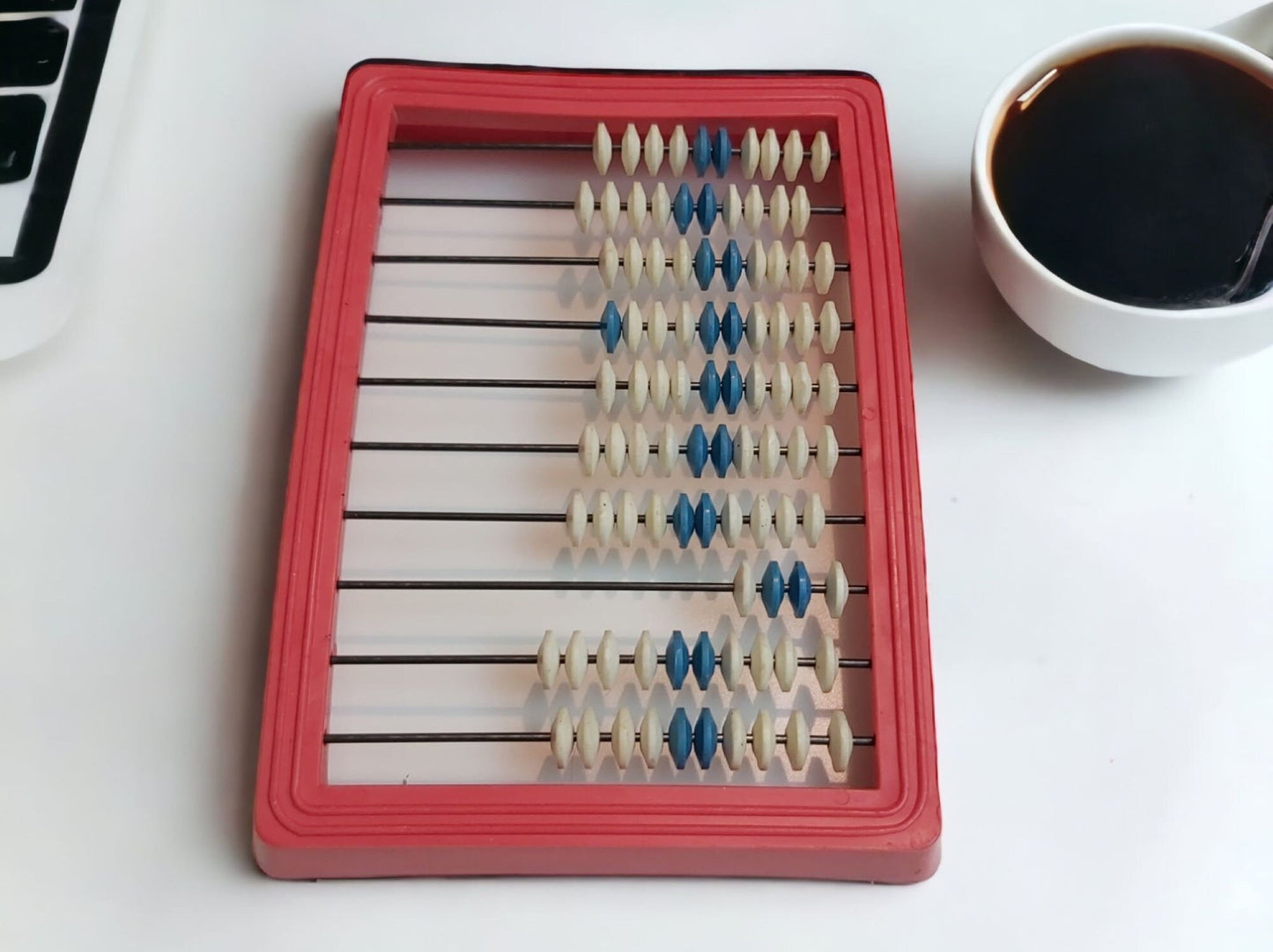 Abacus for Kids 1980s, Counting Education Tool, Office Decor, Home Decor, Gift for Students