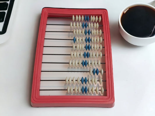 Abacus for Kids 1980s, Counting Education Tool, Office Decor, Home Decor, Gift for Students