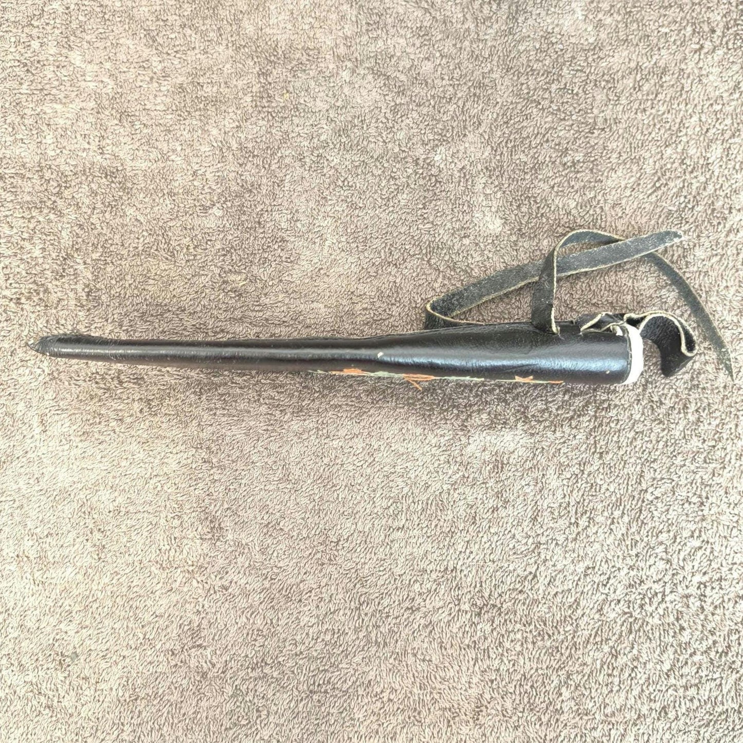 Leather Sheath for Uzbek National Knife Pchak, Soviet Union.