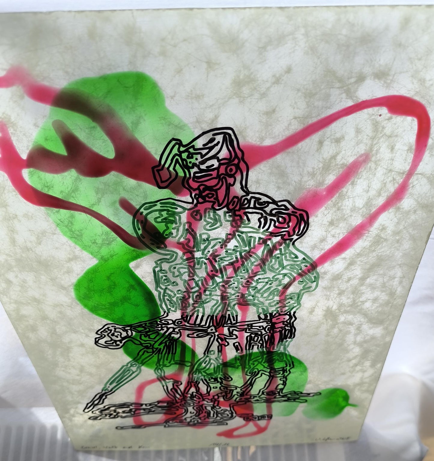 Uwe Esser Abstract Artwork "Crawl, Walk and Run" Germany 2005