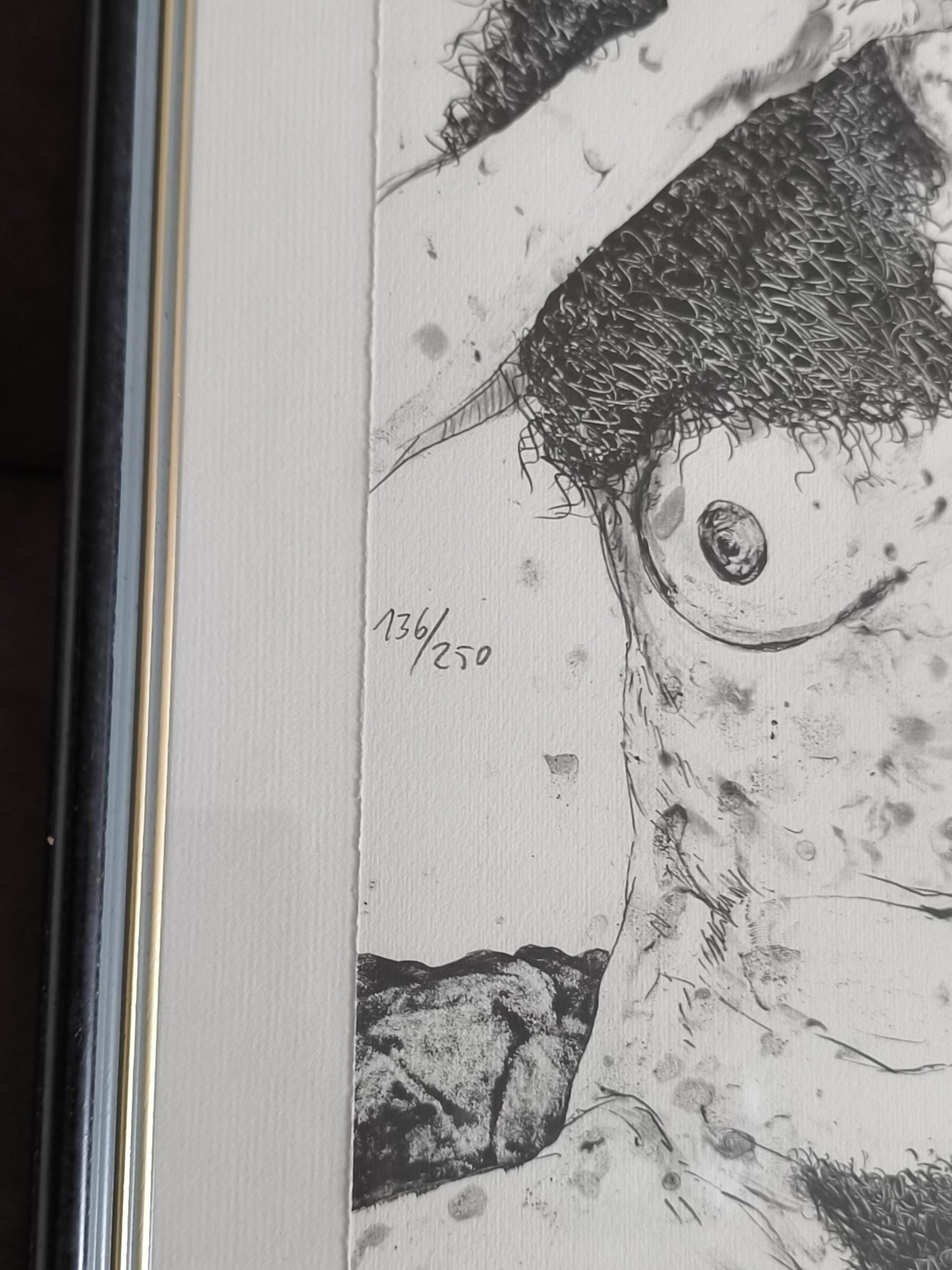 Erhard Göttlicher "Nude" Signed Lithograph 136/250, 1997, Framed