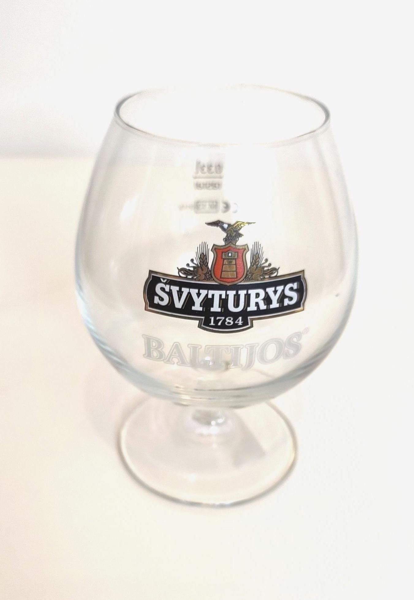 Limited Edition Svyturys Beer Glass 0.33L - Vintage Collectible Beer Mug Stein