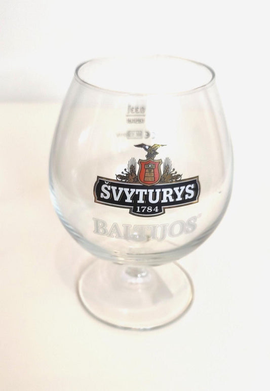 Limited Edition Svyturys Beer Glass 0.33L - Vintage Collectible Beer Mug Stein