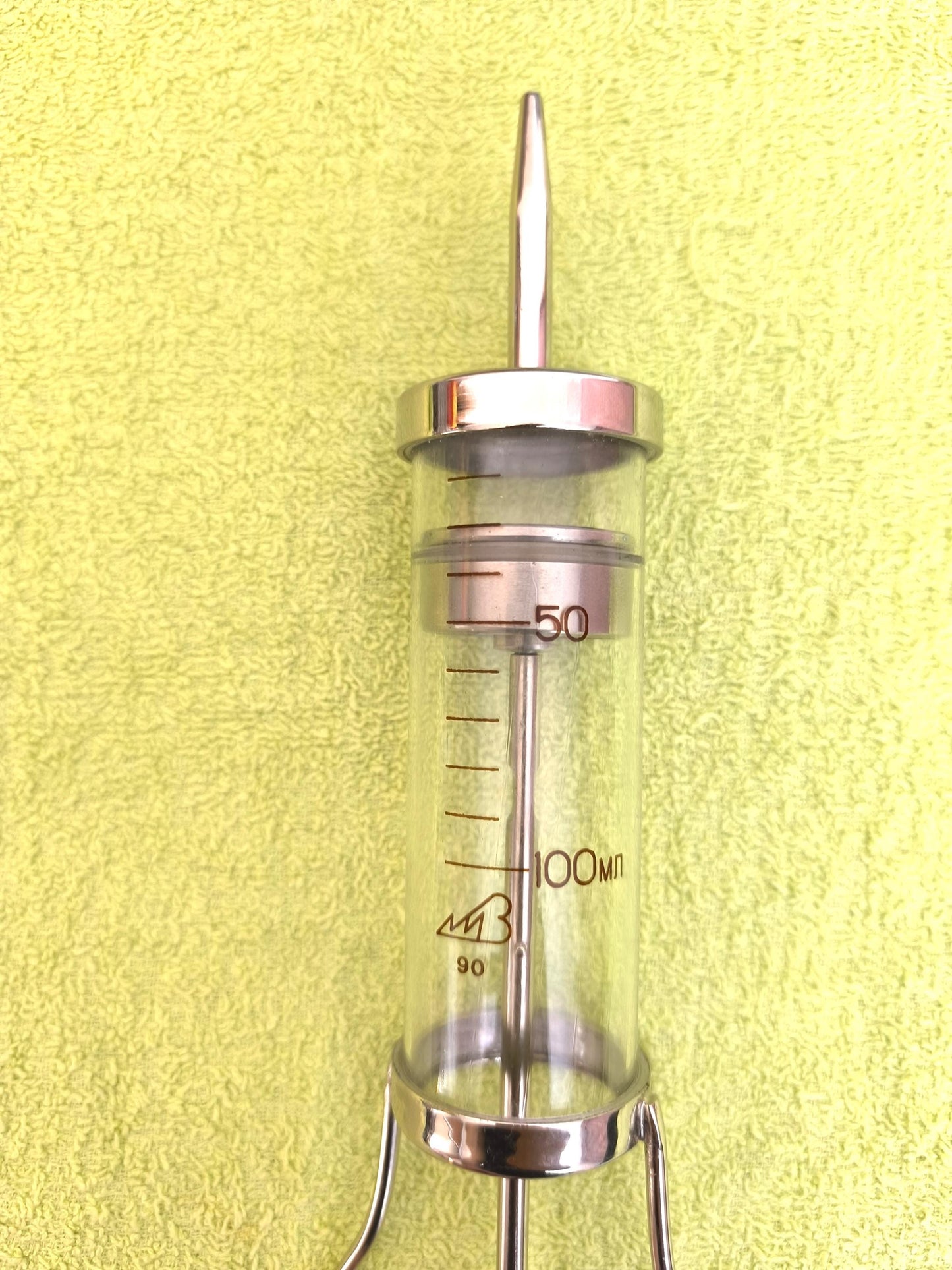Reusable Injection 100 ml Syringe, Made in USSR 1990s