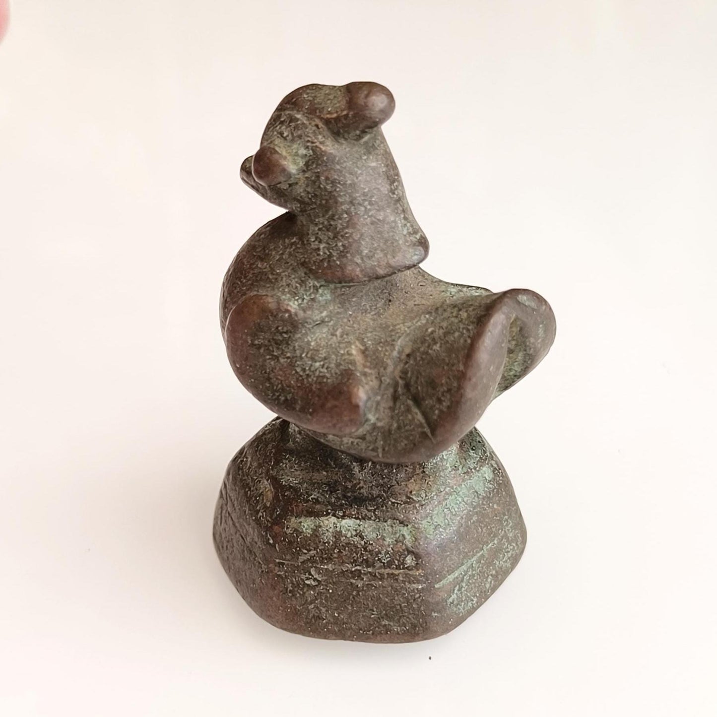 Small Bronze Burmese Asian Weight – Hantha Bird, 1800s