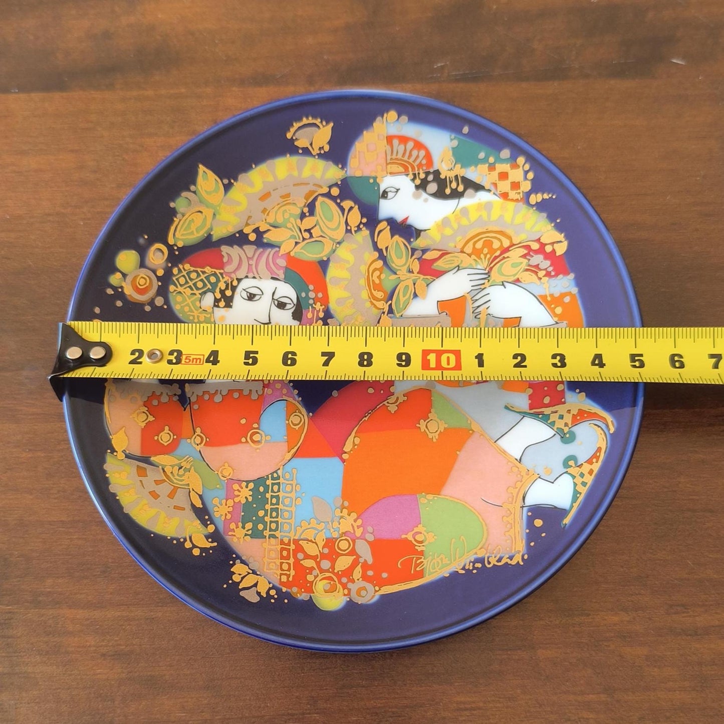 Oriental Night Music Plate, Rosenthal Porcelain 1976