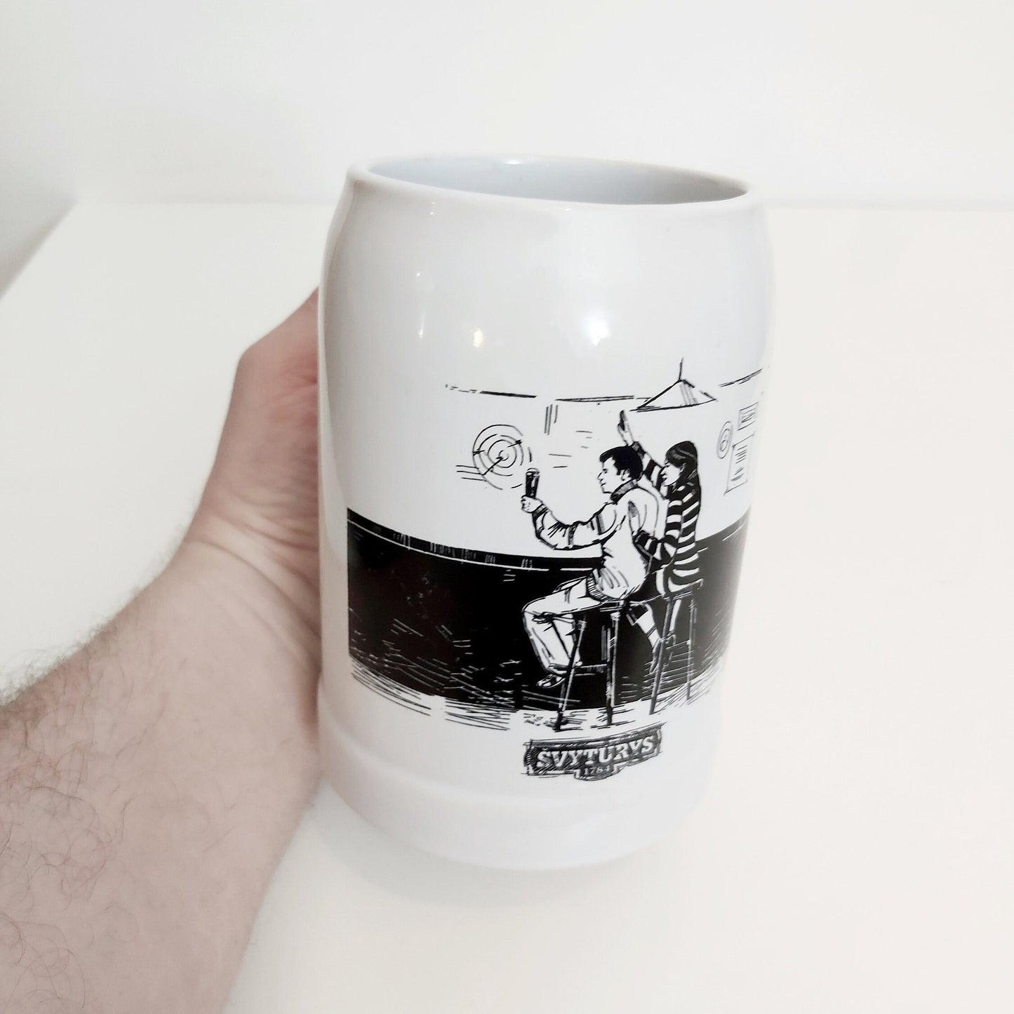 Svyturys Ceramic Beer Stein - Lithuanian Limited Edition