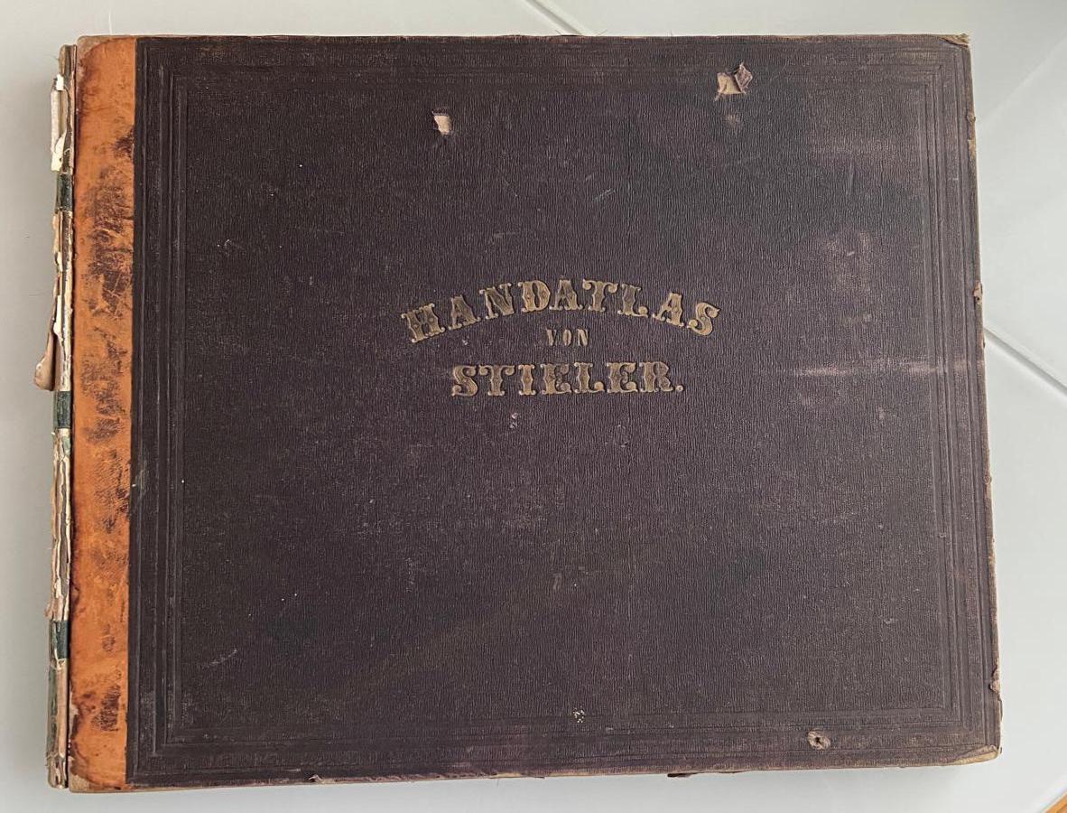Stieler's Hand Atlas, 1868 Eighth Edition, Full, Copper Engraved Maps
