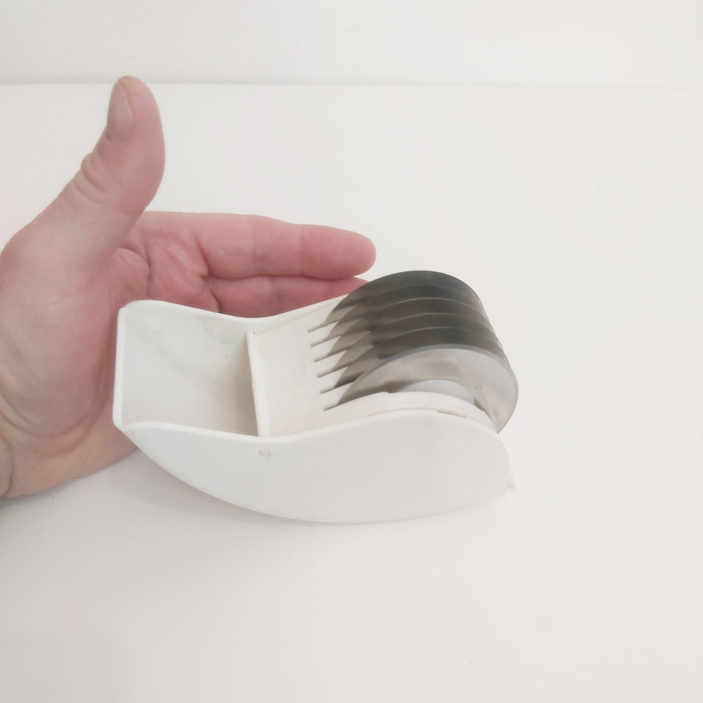 Vintage Stainless Steel Rotary Herb Cutter: Pasta Pastry Mincer