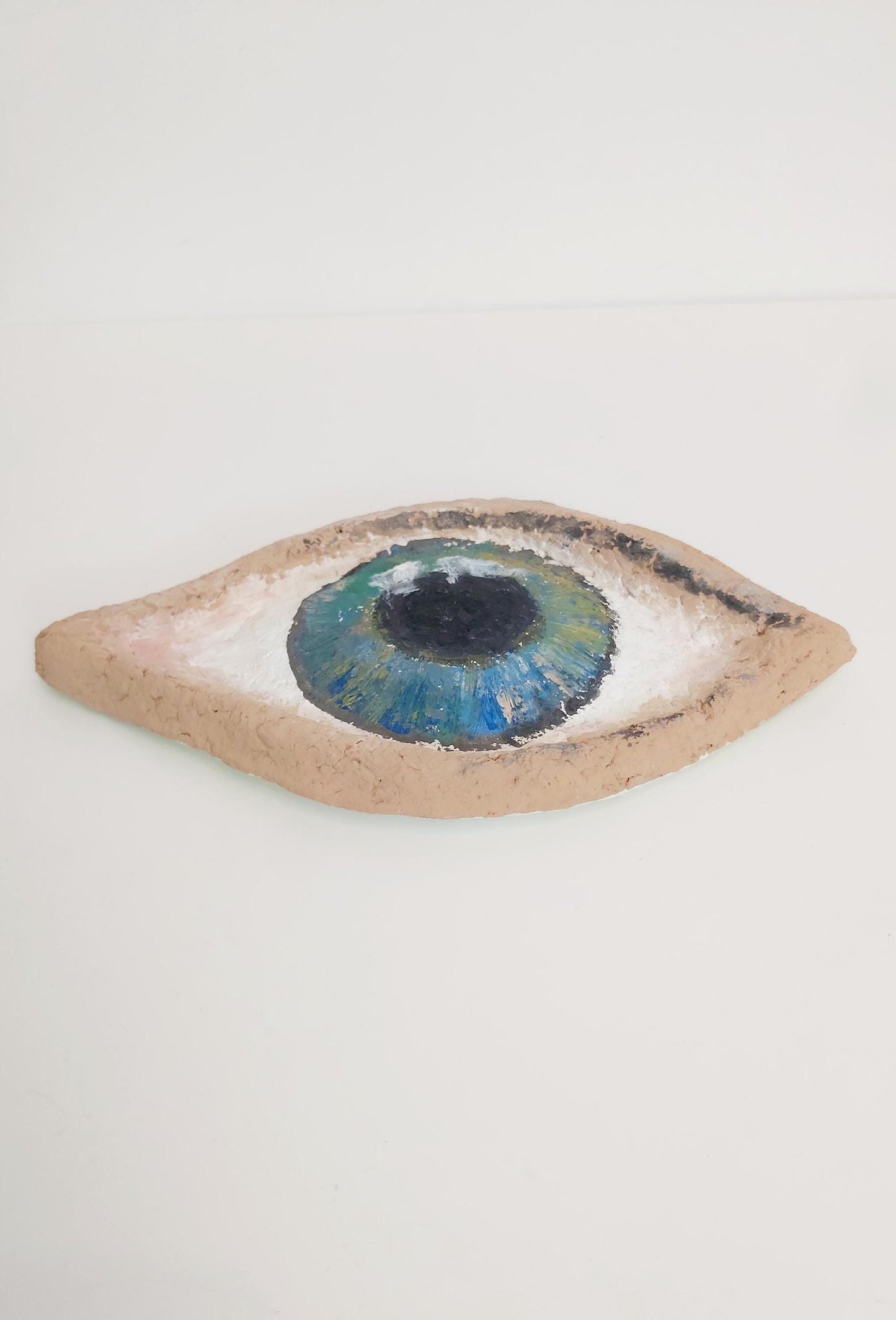 Handmade Human Eye Sculpture Art, Medicine-Inspired Gift for Home Decor