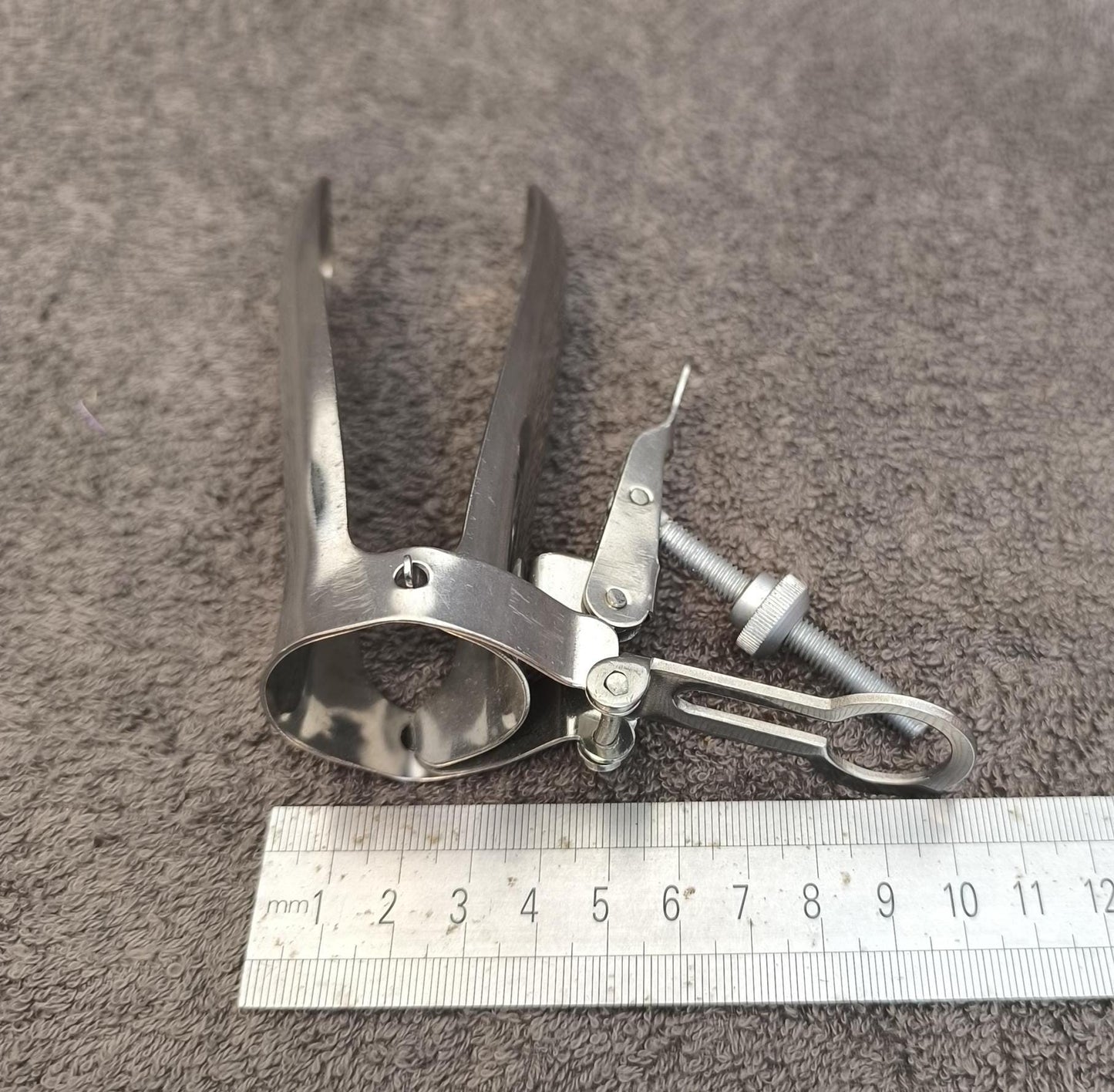 1980s Steel Gynecological Speculum – Unused Soviet Medical Instrument