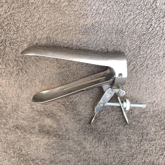 1980s Steel Gynecological Speculum – Unused Soviet Medical Instrument