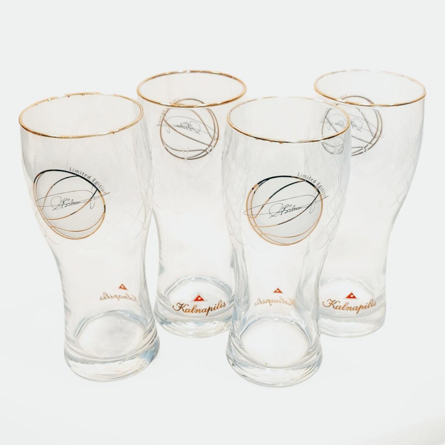 Kalnapilis Beer Glasses (Set of 4) - A. Sabonis Signature