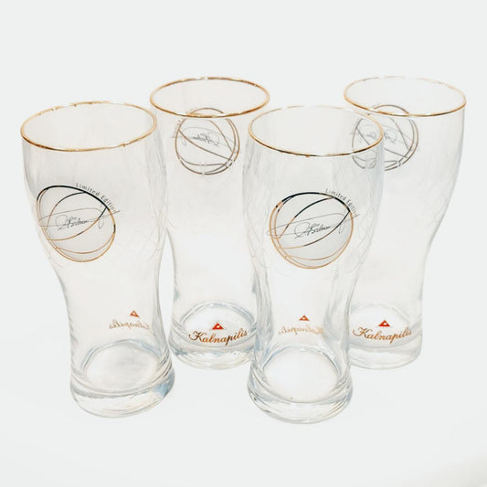 Kalnapilis Beer Glasses (Set of 4) - A. Sabonis Signature