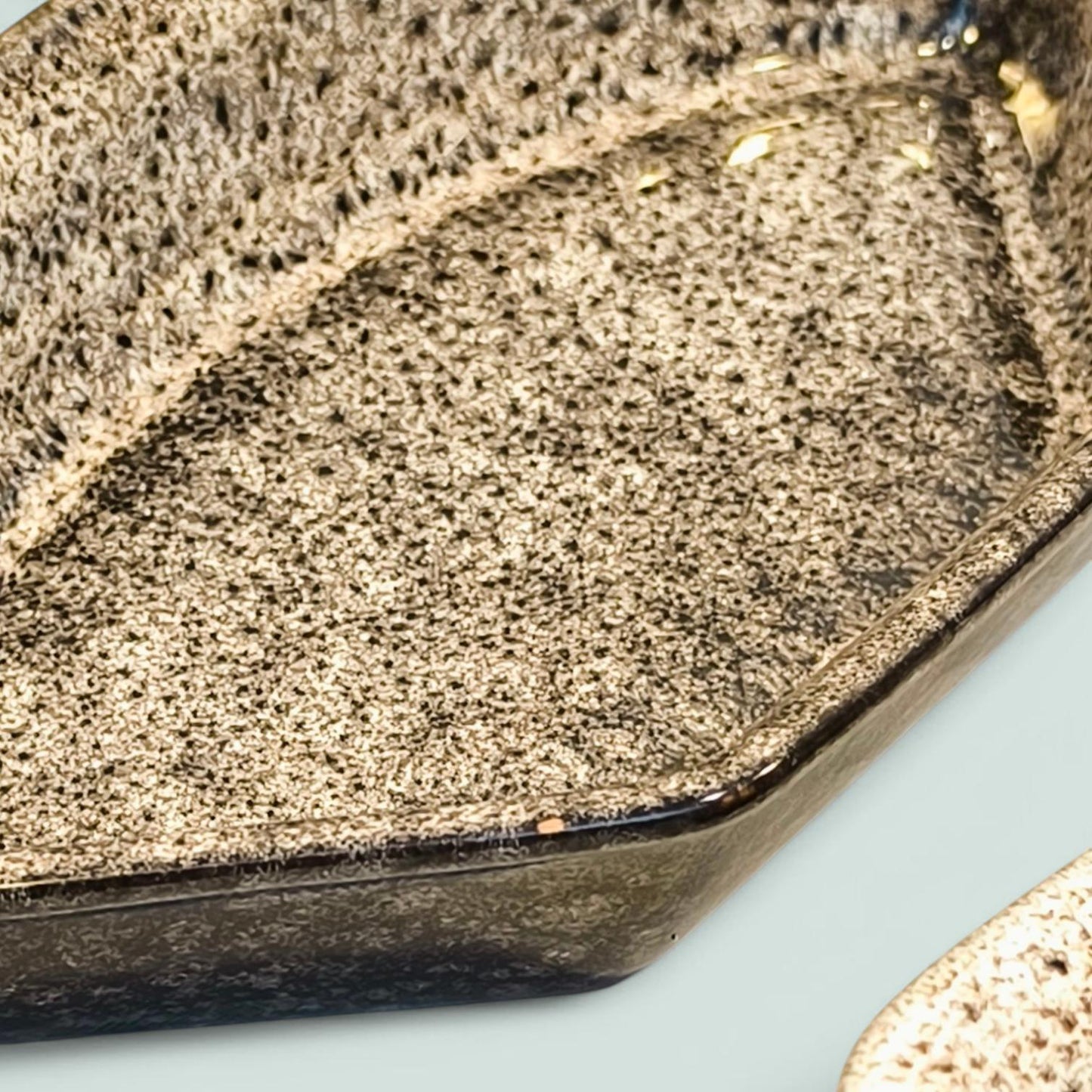 Handmade Lithuanian Glazed Earthenware Snack Dish Set, 5-Piece, 2000s