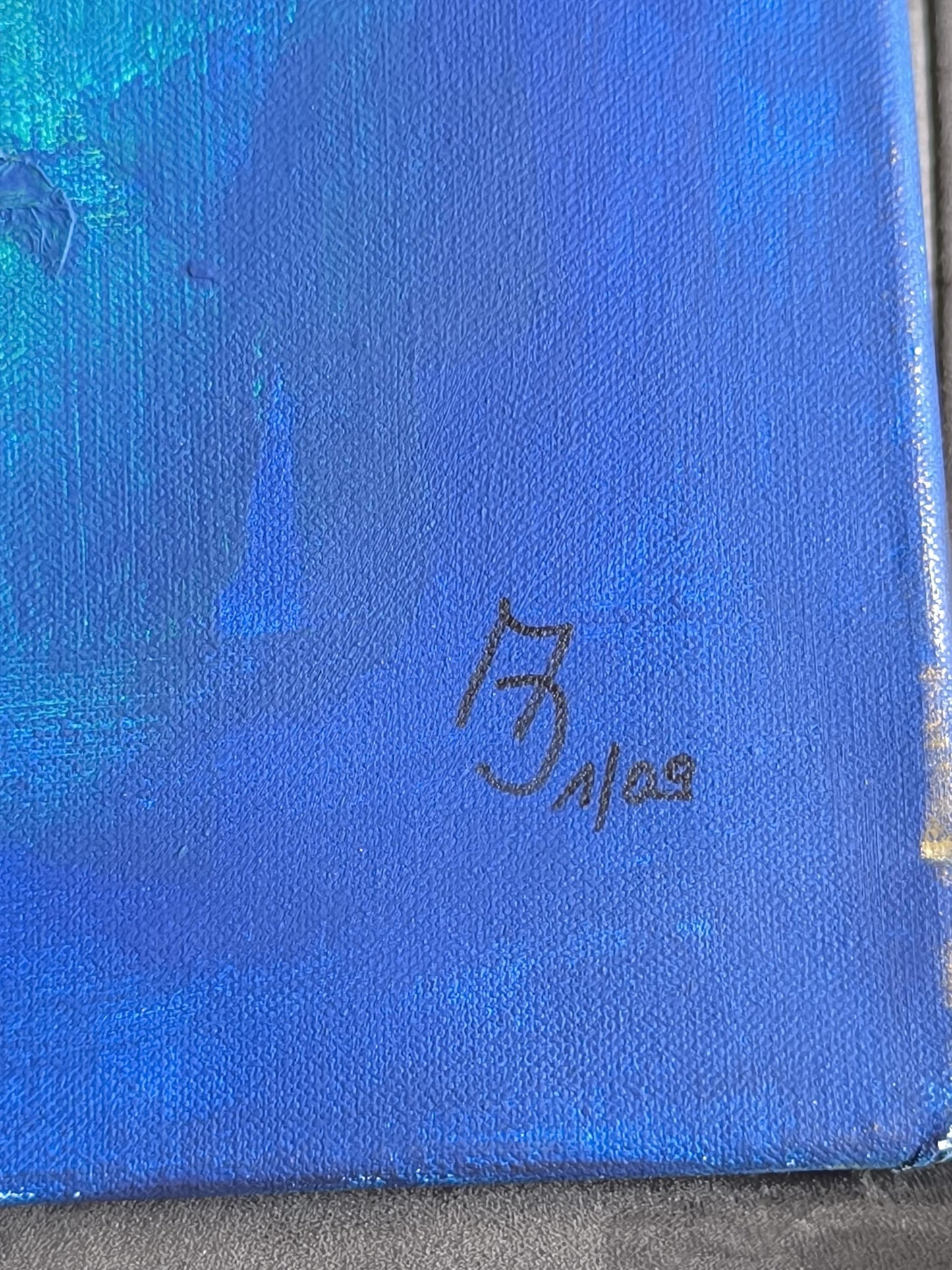 Acrylic on Canvas, Phoenix by Angelika Dampfer Signed Pre-1990