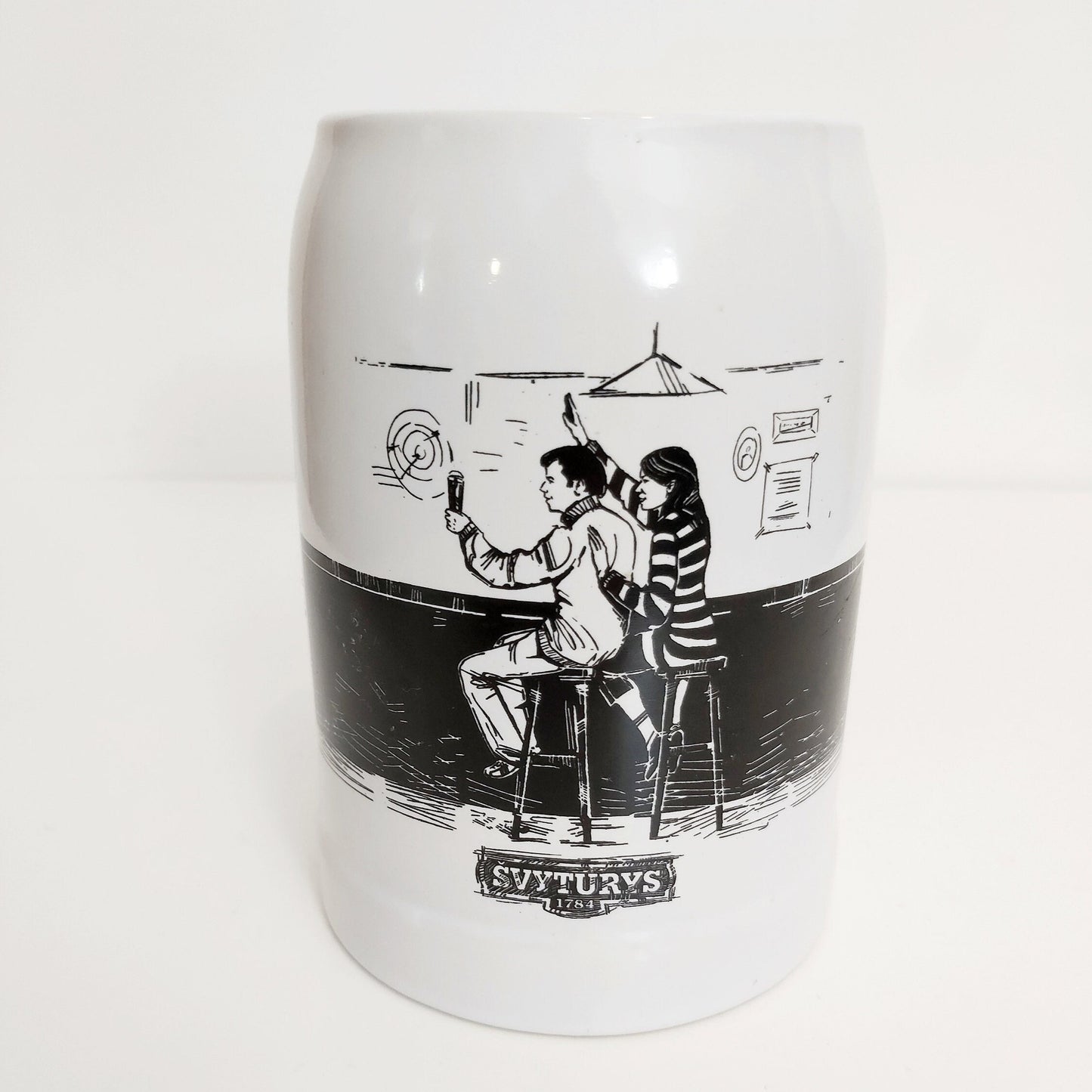 Svyturys Ceramic Beer Stein - Lithuanian Limited Edition